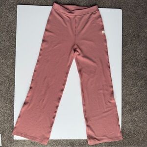 VUORI Bayview Thermal Waffle knit high waist pants size: M